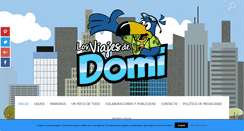 Desktop Screenshot of losviajesdedomi.com